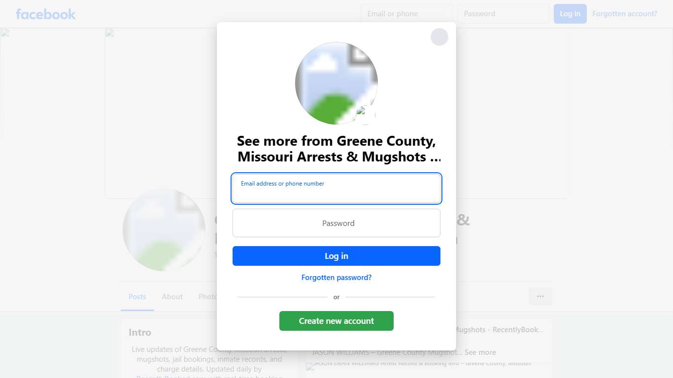 Greene County, Missouri Arrests & Mugshots - RecentlyBooked.com Facebook